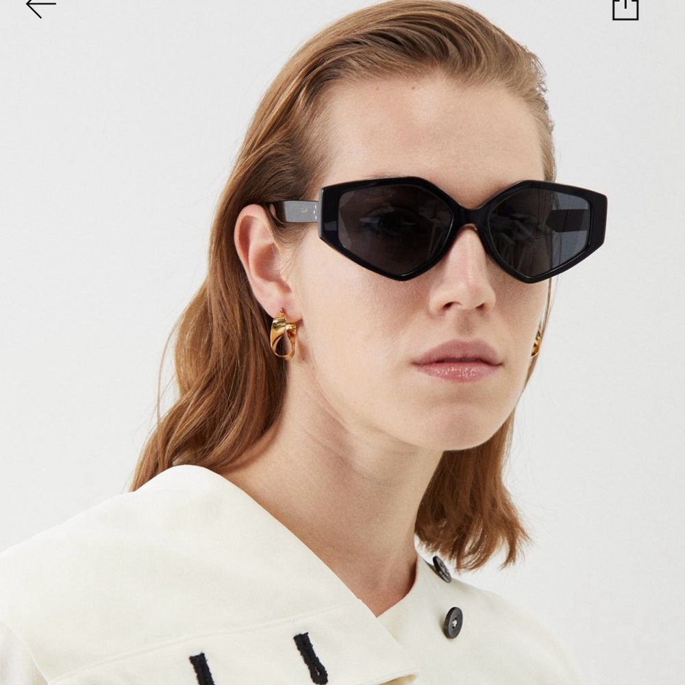 Celine geometric cat eye acetate sunglasses